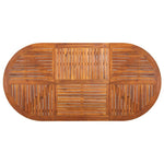 7 Piece Garden Dining Set Light Gray