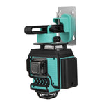 LinkMejor 16 Lines 4D Laser Level Dual Batteries 360°Horizontal Vertical Cross Green Light Self-Leveling Measure