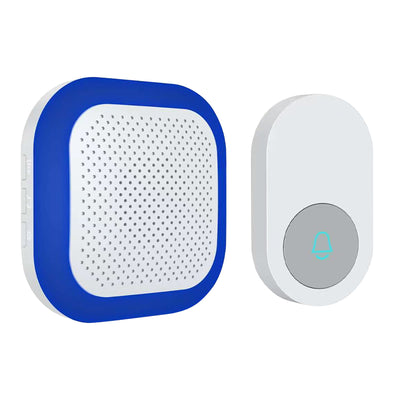 Smart Wireless Doorbell 200-300m Long-Distance 4 Levels Volume Adjustable 38 Ringtones 7 Colors Lighting Ultra-Long battery Waterproof Plug&Play Music Doorbell
