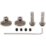 Upgraded Metal Parts Front Rear Bridge Axle Small Large Bevel Gear for MNRC MN78 MN82 MN168 MN99S V2 1/12 RC Cars Vehicles Models Spare Accessories