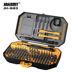 Jakemy 145PCS Precision Screwdriver Set with Comprehensive Repair Kit with 132 CR-V Bits, Anti-Slip Handle, Adjustable Extension Bar