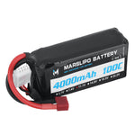 LinkMejor 11.1V 4000mAh 100C 3S Lipo Battery T Plug for RC Car