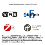 ESP32-C6-DevKitC-1 Development Board ESP32-C6 N4 Wi-Fi 6 Bluetooth 5 LE RISC-V 160 MHz 512KB SRAM 12-Bit ADC SPI UART I2C Module