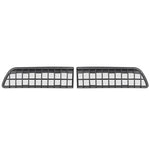 2pcs Air Inlet Protective Cover Anti-insect Anti-fouling Front Cover Air-Conditioning Cover For Tesla Model Y 2020-2022