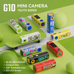Thumb Mini Cameras with TFT LCD Screen 2K HD 230° Rotatable Lens Portable Sports Camcorder for Students Outdoor Photography Video Long Battery