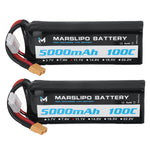 LinkMejor 11.1V 5000mAh 100C 3S Lipo Battery XT60 Plug for RC Drones