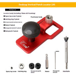 Wnew 19mm 20mm Precision Vertical Drill Guide Set Hole Punch Locator Bench Dog Hole Punch for Woodworking Table Workbench