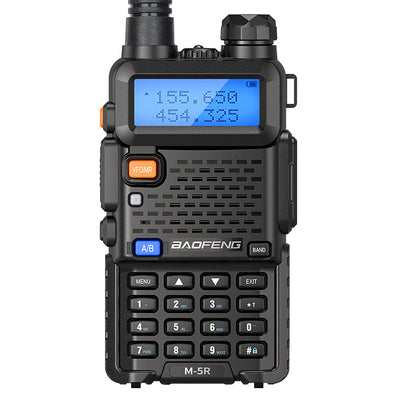 LinkMejor M-5R 8W Ham Radio Long Range Dual Band Tri Power VHF UHF 1.25M Aviation AM FM Receiver Type-C Charging Walkie Talkie