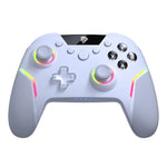 LinkMejor ESM-X20 Wireless Gaming Controller Dual Hall Trigger 3-Mode Detachable Hall Joystick RGB Light 1000Hz Polling Rate Gryo 2.4G/bluetooth/Wired Gamepad for Switch/PC/Steam Deck