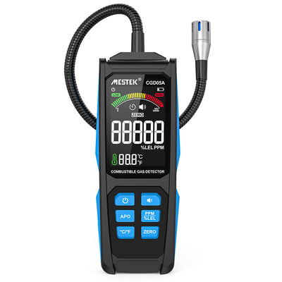 LinkMejor CGD05A Natural Gas Analyzer Alarms Combustible Gas Detector Toxic Harmful Gas Leakage Portable Gas Tester