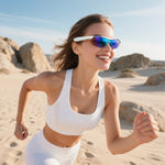 Bakeey QY Pro3 Smart bluetooth 5.4 Cycling Glasses with AI Voice Assistant 360° Surround Sound Magnetic Charging UV Protection for Outdoor Sports