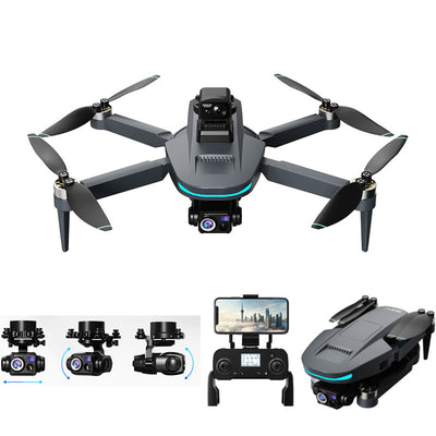 LinkMejor L200 PLUS MAX 249g GPS 5G WiFi FPV with 4K EIS HD Dual Camera 3-Axis Mechanical Stabilization Gimbal 360° Obstacle Avoidance Brushless Foldable RC Drone Quadcopter RTF