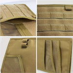 Visor Panel Storage Bag Tactical Sun Visor Holder Truck Large Molle Visor Panel Vehicle Car Visor Storage Bag Multi-Function Storage Bag