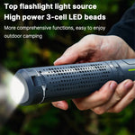 LinkMejor Multifunctional Outdoor Camping Light 8000mAh Type-C Rechargeable 1000lm Telescopic Tripod Lantern Flashlight Waterproof Dimmable 2700-8000K