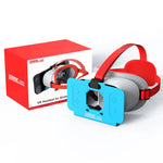 LinkMejor GAMES Switch 2 VR Headset 3D Stereo Glasses Helmet with Adjustable Interpupillary/Object Distance Soft Sponge Face Mask 3D Game Console Accessory