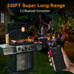Comfook Smart Meat Thermometer BBQ Food Grill Thermometer High-Heat Perform Fast Charging Waterproof APP Support for Kitchen Camping Cooking