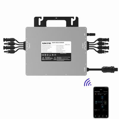 GTMI-2000W/2400W/2800W Grid Tie Mppt Pure Sine Wave 120 230V Solar Micro Inverter, Waterproof Automatic Identification Power Inverters Solar Grid Tie Micro Inverter for Balcony Power Plant