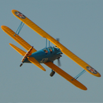 LinkMejor PT-17 Biplane 1200mm Wingspan EPO RC Airplane Scaled Fixed-wing Zoomed Aircraft KIT/PNP