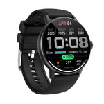 DT NO.1 DTM5 1.43-inch HD Screen AI Voice Assistant Third-party APP Download Whatsapp Real-time Reply Heart Rate Blood Oxygen Monitor Sleep Monitoring Breathing Training Multi-sport Modes IP68 Waterproof Smart Watch