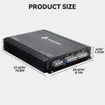 Andeman 4-Channel Car Amplifier 8800W Max 12V-13.8V High Power Compact Audio System