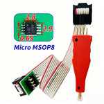 TSSOP8/MSOP8 Chip Programmer Test Probe 8Pin 2.54mm Header ISP Flash MCU Automotive Connection Cable