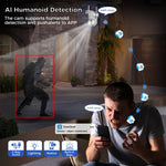 LinkMejor WK-4HS03 3K 6MP 5X Digital Zoom Dual Lens WiFi Camera with 10CH NVR Security Camera System Kit Full Color Night Vision Human Detection APP Remote Viewing P2P Video CCTV Surveillance Outdoor Camera System IP66 Waterproof