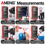 LinkMejor 683 Smart Multimeter High-end Touch 6000 Counts Multimetro Test Rechargeable Multitester AC/DC Voltage Tester Current Tool
