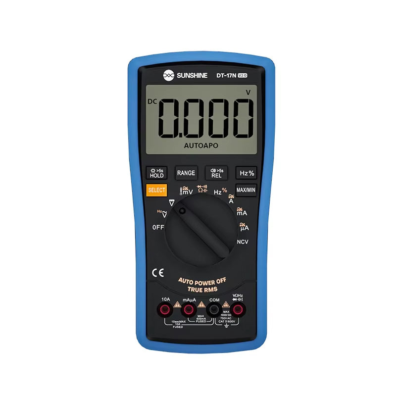 LinkMejor DT-17N Auto Range Digital Multimeter True RMS 5999 Counts High-Precision Instrument Tester for Repair Tools