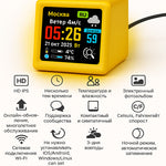 SmallTV-Ultra Smart Wi-Fi Weather Station Clock 1.54 Inch IPS LCD 240x240 RGB Screen Desktop Weather Forecast Alarm Clock Photo Display GIF Support Web Setup Russian Language Smart Home Gadget