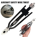 6/9 Inch Safety Wire Twisting Pliers with Spring Return Quick Twisting Pliers Wire Pliers Tool for Aircraft Auto Industry