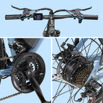 [US DIRECT] SINOHON EM200 Electric Bike 48V 12.5AH Battery 500W Recommended Top Speed 25KM/H Motor 26 Inch Electric Bicycle 65-85 KM Mileage Range Max Load 150KG SINOHON EM200