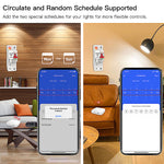 LinkMejor Tuya 80A 2P Smart WiFi Circuit Breaker APP Remote Control Schedule Setting Voice Control Compatible With Alexa Google Home