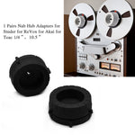Universal NAB Reel Hub Adapters for Studer ReVox Akai Teac Reel Tape Recorders Support 1/4 Inch 10.5 Inch Reels High Grade Plastic Lightweight Design