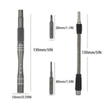 128 in 1 Precision Screwdriver Set CR-V Steel Magnetic Driver Kit Flexible Shaft for Electronics Computers Gaming Consoles Portable Repair Tool Set