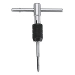 6pcs M3-M8 Tap Drill Set T Handle Ratchet Tap Wrench Machinist Tool With Screw Tap Hand