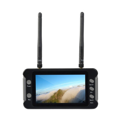 Foxeer 4.3 Inch 800x480 16:9 FPV Monitor 5.8G 40CH Build in DVR Receiver Battery for RC Drone