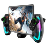 LinkMejor PG-9777S Hall Joystick bluetooth Telescopic Game Controller with RGB Light Dual Motor Vibration for Android iOS Switch PC PS3 Tablet Phone Wireless Gampad