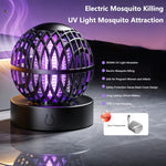 Tevorex Electric Mosquito Killer Lamp USB Fast Charging Rechargeable Bug Zapper Light for Indoor Outdoor