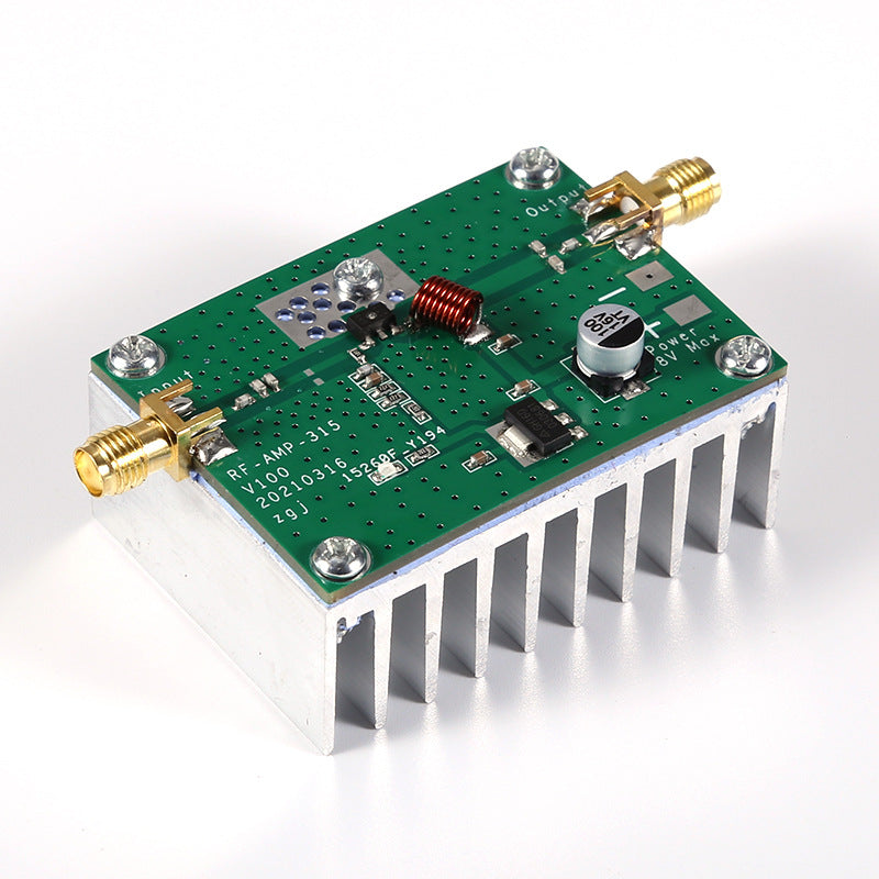 LinkMejor 315MHz 8W High Frequency Power Amplifier Module 300-330MHz 8V 50 Ohm SMA-k Connectors High Efficiency for Long-Range Control