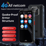 MAXo Mini 3.88 inch 6GB RAM 128GB ROM Android 12 Dual SIM 8MP Camera Face Recognition 3000mAh Battery Octa Core IP68 Waterproof 4G Rugged Smartphone