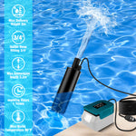 Portable Water Transfer Pump 100W Brushless Motor for Makita Battery 635GPH 20V Cordless Garden Pool Basement Flood Drainage