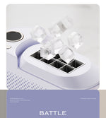 Comfook Portable Mini Desktop Ice Maker Quick 8/10 Solid Ice Cubes in 15 Mins Quiet & Compact for Home Office Camping Car Use