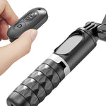 ToKQi Q18 Handheld Mobile Phone Gimbal Stabilizer bluetooth Selfie Stick Holder with Fill Light for iPhone Huawei Xiaomi