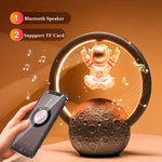 Magnetic Levitating Astronaut LED Night Light RGB Atmosphere Lamp With Music Player Bluetooth Speaker Table Lamp Room Decor Gift