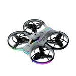 RH830 WiFi FPV with 4.3inch LCD Screen Controller 720P HD Dual Camera Optical Flow Hover Automatic Obstacle Avoidance Dazzling Lights Brushless 2.4G 4CH 6-Axis Remote Control Toys RC Drone Quadcopter RTF