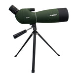 SvbonySV28 Spotting Scope 25x-75x Wide Zoom Range 70mm Large Aperture K9Porro High-Index 45° Angle Eyepiece Dynamic Focus IPX4 Waterproof Portable Telescope for Birdwatching Camping