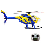 LinkMejor MD500E 470 Class 2.4G 6CH Hughes Bird 5 Blades Flybarless RC Helicopter RTF
