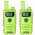 2Pcs LinkMejor AI-D1 Walkie Talkies UHF 400-470MHz Dual PTT Ultra Slim Type-C Rechargeable LED DisplayVOX Wireless Frequency Copy Two-way Ham Radio