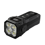 LinkMejor TUP2 1200Lumens USB Rechargeable LED Keychain Flashlight With LCD Screen Built-in Li-ion Battery Mini EDC Pocket Light Mini Torch