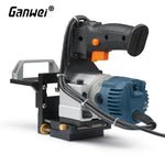 LinkMejor 2-In-1 Slotting Adjustable Wood Trimming Machine Holder Eletric Trimmer Holder Bracket for 65mm Trimming Machine
